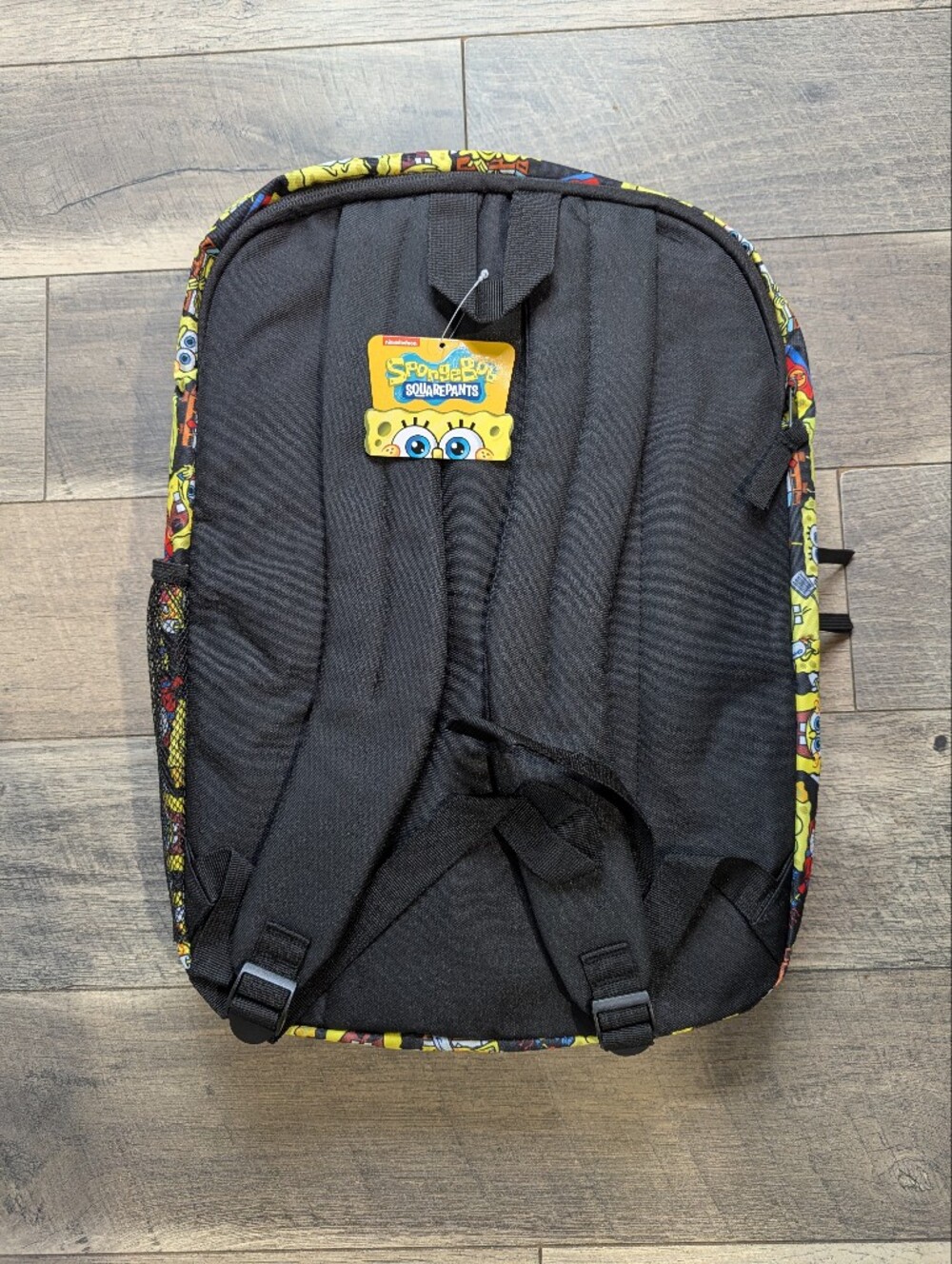 Nickelodeon SpongeBob Multi-Expression Yellow and Black Backpack - Picture 3 of 6